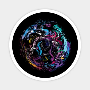 Creative Colorful Motion Swirl Magnet